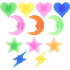 LIOOBO Bicycle Spoke Accessories, Children, Bicycle, Wheel Decoration, Wheel Beads, Bicycle Wheel Accessories, Spoke Decoration, 1 Pack Approx. 36 Pieces (Random Style)