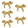 Artibetter Pack of 5 Bow Handle Dresser Drawer Handles Knobs