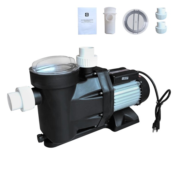 1.5HP Swimming Pool Pump – 110V Single Speed Above Ground