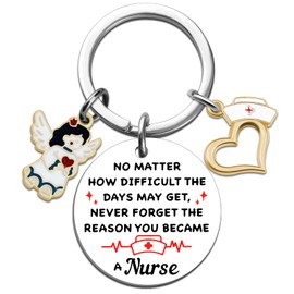 Nurse Gifts for Women Nurses Week Gifts for Women Thank You Gifts for Nurse Best Nurse Keychain Nurse Graduation Gift for Women Nurse Appreciation Gifts for Women Birthday Thanksgiving Gifts for Nurse