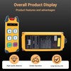 SIFAYUDG ECD-4S Crane Remote Control 4 Buttons Overhead Lifting Wireless