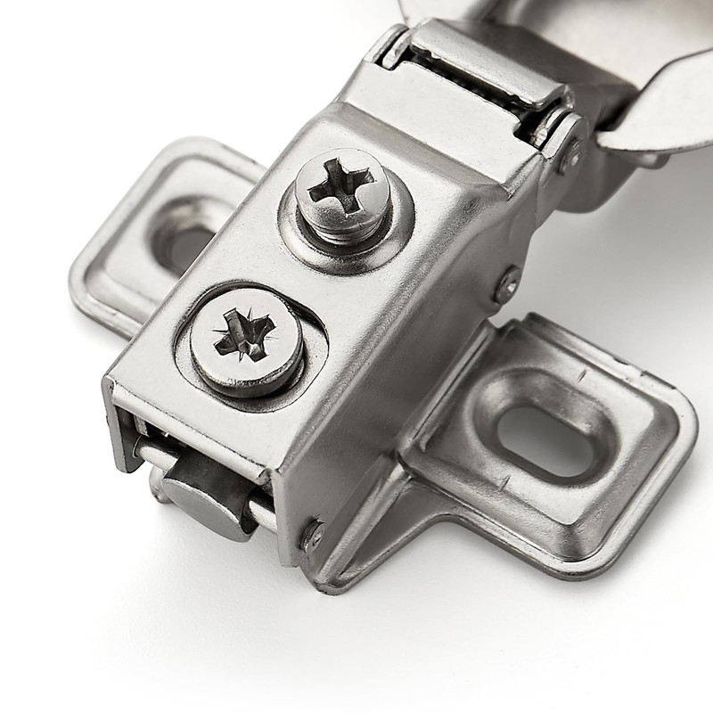 Ravinte 6 Pack 3 Pairs 5/8 Inch Overlay Brushed Nickel