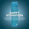 Ion8 Vacuum Insulated Steel Water Bottle, 500ml, Leak Proof, One-Finger