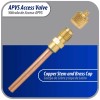 Appli Parts APVS-14142 1/4 in SAE Access Schrader Valve x