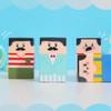 YJRUNFU Erasers, Elementary School Students, Stationery, Uncle Bald Eraser, Cute