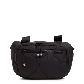 Vera Bradley Women's Featherweight Belt Bag Sling Crossbody, Black, One Size