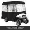 Happybuy Golf Cart Enclosure 86'', 4-Person Golf Cart Cover, 4-Sided