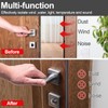 Benory New Upgrade 19.7Ft Silicone Weather Stripping Door Seal, 4-Layer