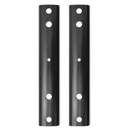 KUAFU Rear Bumper Bracket Compatible with 1999-2016 Ford F-250 F-350 F-450 F-550 F250 F350 F450 F550 Super Duty Replacement for FO1166193 Bumper Rack Support Steel Powder Coated Black Pair