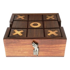 Gamekeepers Cottage gifts Cricketer Wooden Noughts & Crosses & Solitaire Game With FREE ENGRAVING 89