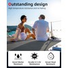 Abahub EVA Foam Boat Decking 48''x16'' Non-Slip Surfboard Traction Pad