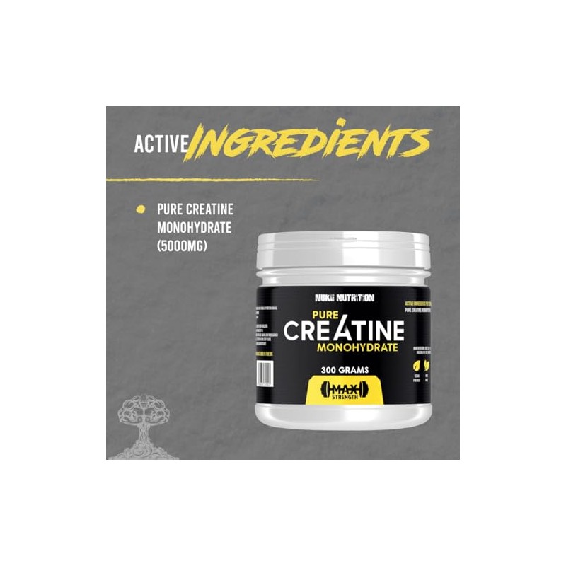 Nuke Nutrition Creatine Monohydrate Powder 300g - Micronised