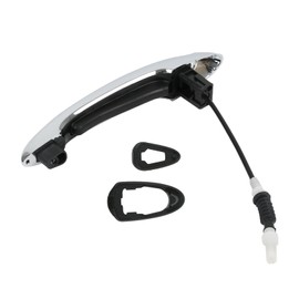 Copgge Left Front Exterior Door Handle with Cable Chrome Fits for Mini Cooper Countryman R60 2011-2016, Fits for Mini Cooper Paceman R61 2013-2016 51219800557, 51210382336