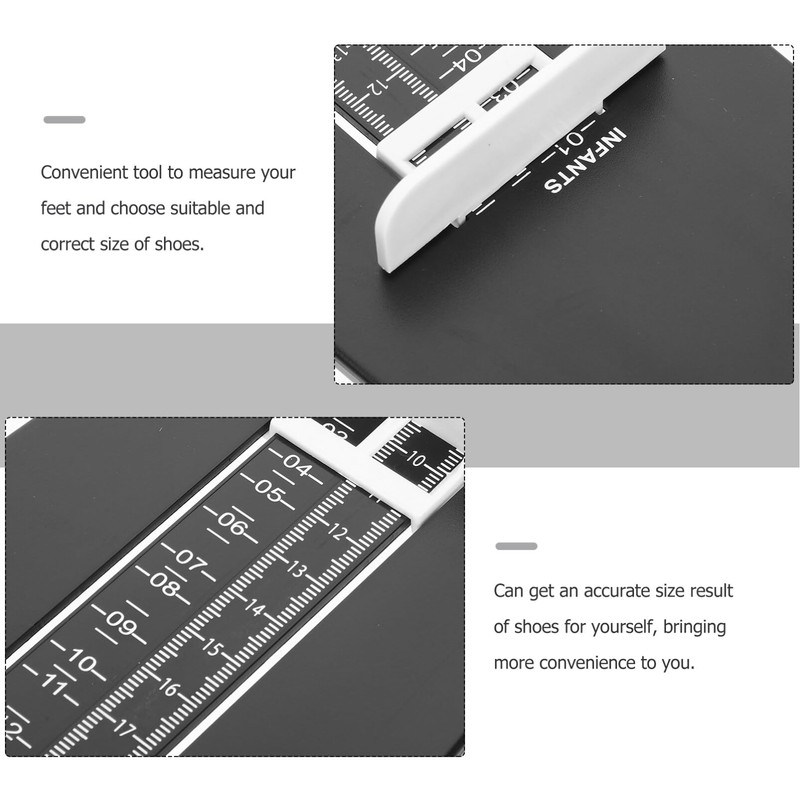 DOITOOL 2Pcs Shoe Sizer Foot Measurement Device for Shoe Feet
