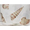 Benson Mills Printed Fabric Tablecloth 60"x84" Oval (6-8 people) SEALIFE,SEASHELS,SEASIDE,BM