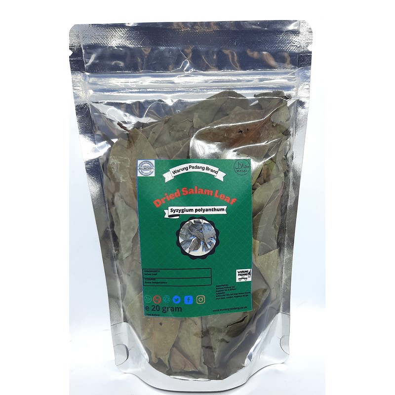 Dried Salam Leaf/ Dried Indonesian Bay Leaf (Syzygium polyanthum)/Daun Salam