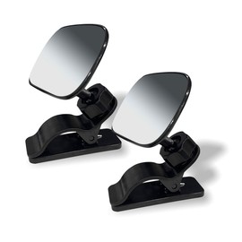 LAINLOY Car Mirror for Baby, Adjustable Back Seat Baby Mirror, Facing Toddler Rearview Mirror, Wide Angle Convex Mirror, Clip-on, for Viewing Rear Passengers (2PCS)