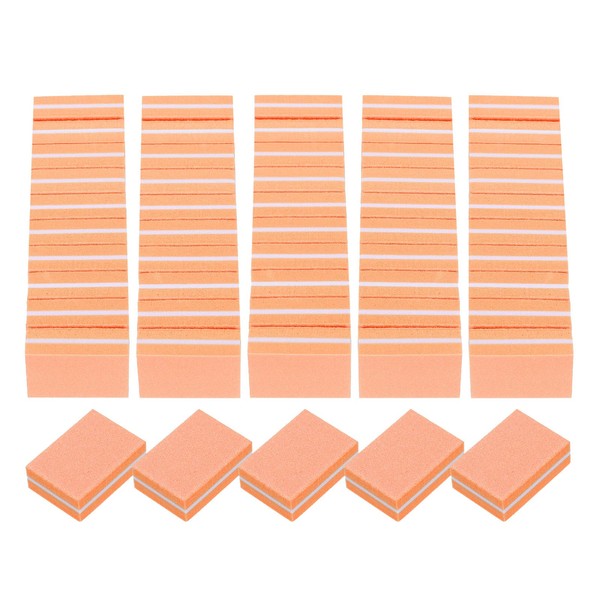 sourcing map 50pcs Mini Nail Buffers, 100/180 Grit Nail Sanding