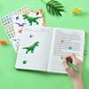 Watercolour Dinosaur Diary Set - Luminous Notebook Gift for Boys