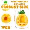 dellyy Pineapple Inflatable Drink Holder, Pool 2-in-1 Drinks and Snack