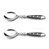 Kerafactum 2 Spoons Soup Spoon Set Table Spoon for Soups