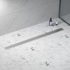 Bernkot Linear Shower Drain 48", 304 Stainless Steel Floor Drain