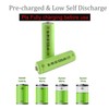 Betmaxful 12 Packs AA 1500mAh Long Lasting Rechargeable Batteries, Pre-Charged1.2V