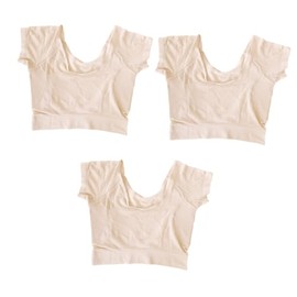 3 Piezas ropa interior almohadilla de sudor ropa interior de damas camisa de mujer sujetadores camisolas para mujer Ropa y Accesorios chaleco absorbente de sudor Modal