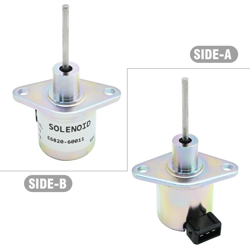 MDEOOSKY E6820 60011 Engine Stop Solenoid 12V Fuel Shut Off