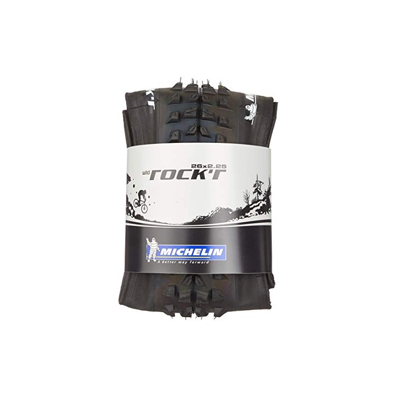 Michelin Wild Rock'R MTB Tyres - 26 x 2.25/57-559, Black
