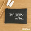 Huuraa Toiletry Bag Dance Teacher with Heart Gift 1 Litre