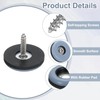 sourcing map 20Pcs Screw on Furniture Sliders, 0.75"(19mm) Round Furniture