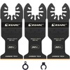 EZARC Carbide Oscillating Saw Blades, Multitool Blades Quick Release for