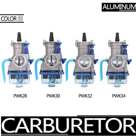 Carburetor Pwk 30mm Universal Motorcycle Jet Power Carburetor Replacement for Engine 100cc to 150cc Dirt Pit Bike Motocross Motorcycle Scooter ATV Quad Pwk 30mm Carbon