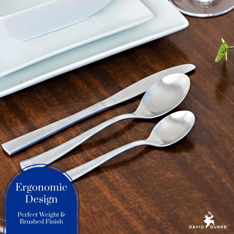David Burke 20-Piece Avignon Flatware Set - Premium Stainless Steel