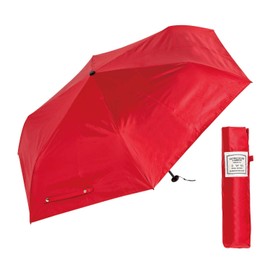 Waterfront CSFA-3F53-UH-RD Folding Umbrella, Parasol, Rain Umbrella, Ultra Light Carbon (Medium Surface Color Coating), Red, 20.9 inches (53 cm), Lightweight, UV Protection, 99.9%