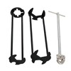 Archnote Sink Wrench, Tool, Faucet Spanner, Faucet Wrench, 3 Types,