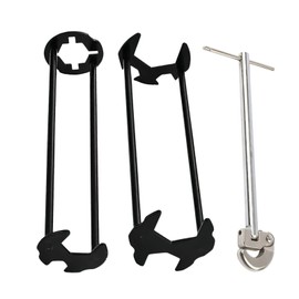 Archnote Sink Wrench, Tool, Faucet Spanner, Faucet Wrench, 3 Types, Wrench Set, Washbasin, Faucet, Wrench, Mixing Faucet Replacement