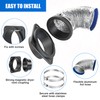 Magnetic Dryer Vent Coupling, Magnetic Dryer Vent Connector Kit, Strong