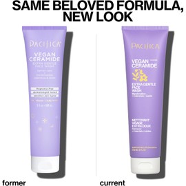 Pacifica Vegan Ceramide Extra Gentle Face Wash, 5.0 Ounce/148 ml