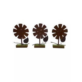 Agape Gifts Designs AGD Fall Decor - Chunky Prim Sunflowers 3pc Set