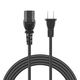 ABLEGRID UL Listed 6.6ft 2-Prong AC Power Cord for Emotiva XPA 3 XPA 5 Airmotiv 6s Stealth Amplifiers