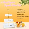 5 Pcs Cupcake Stand Set - White Plastic Dessert Table