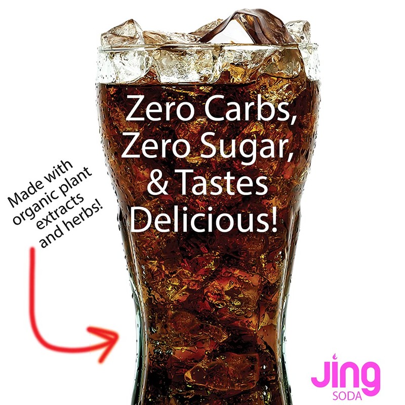 Jing Soda® Root Beer Cream - Zero Carbs, Zero Sugar,