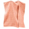 Möve Quadretti Terry Guest Towel 30 x 50 cm Apricot