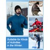 Cuffbow 5 Pcs Winter Beanie Hat Socks Wallet Touchscreen Gloves