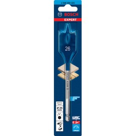 Bosch Professional 1 x Expert SelfCut Speed Flat Milling Drill Bit (for Softwood, Coarse Chipboard, Diameter 26.00 mm, Accessories Hammer Drill)