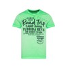 Camp David Mens Puff-Print Electric Green M T-Shirt, Green