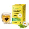 Teabox Premium Darjeeling Green Tea With Chamomile Flowers | 100%