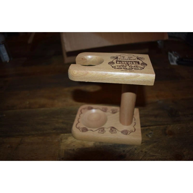 Pauwel Kwak Beer Wooden Beer Glass Stand Man Cave Bar